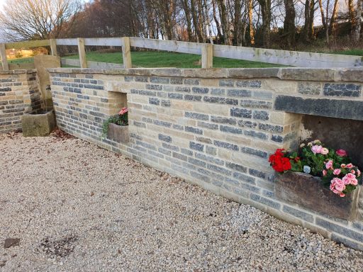 Sandstone Boundary wall